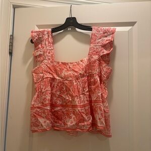 Bell by Alicia Bell Coral Blouse